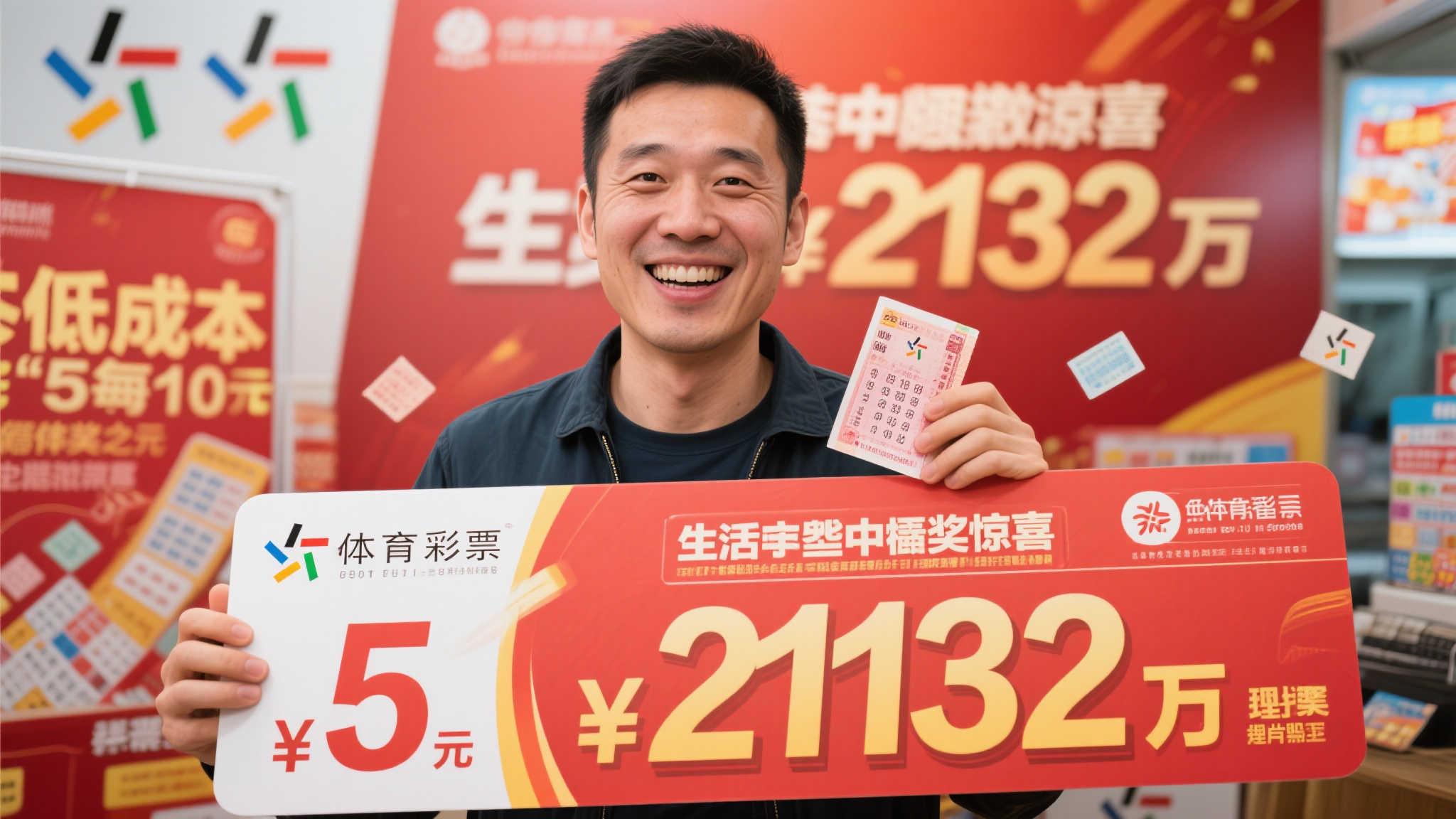 男子仅花5元喜中体彩2132万 投注习惯从不超过10元 男子仅花5元喜中体彩2132万 投注习惯从不超过10元