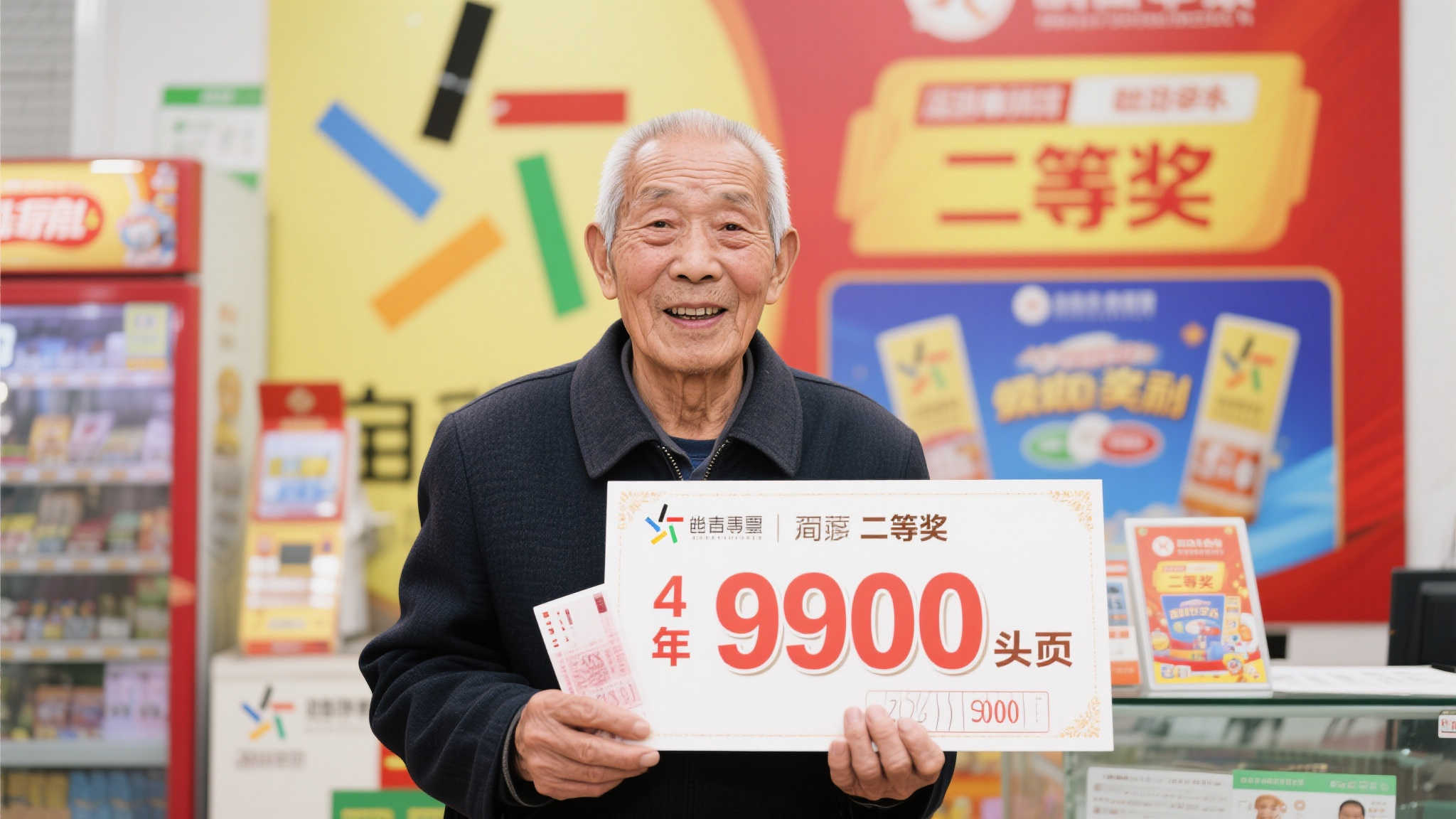 70岁老人再中双色球690万 4年前曾获二等奖