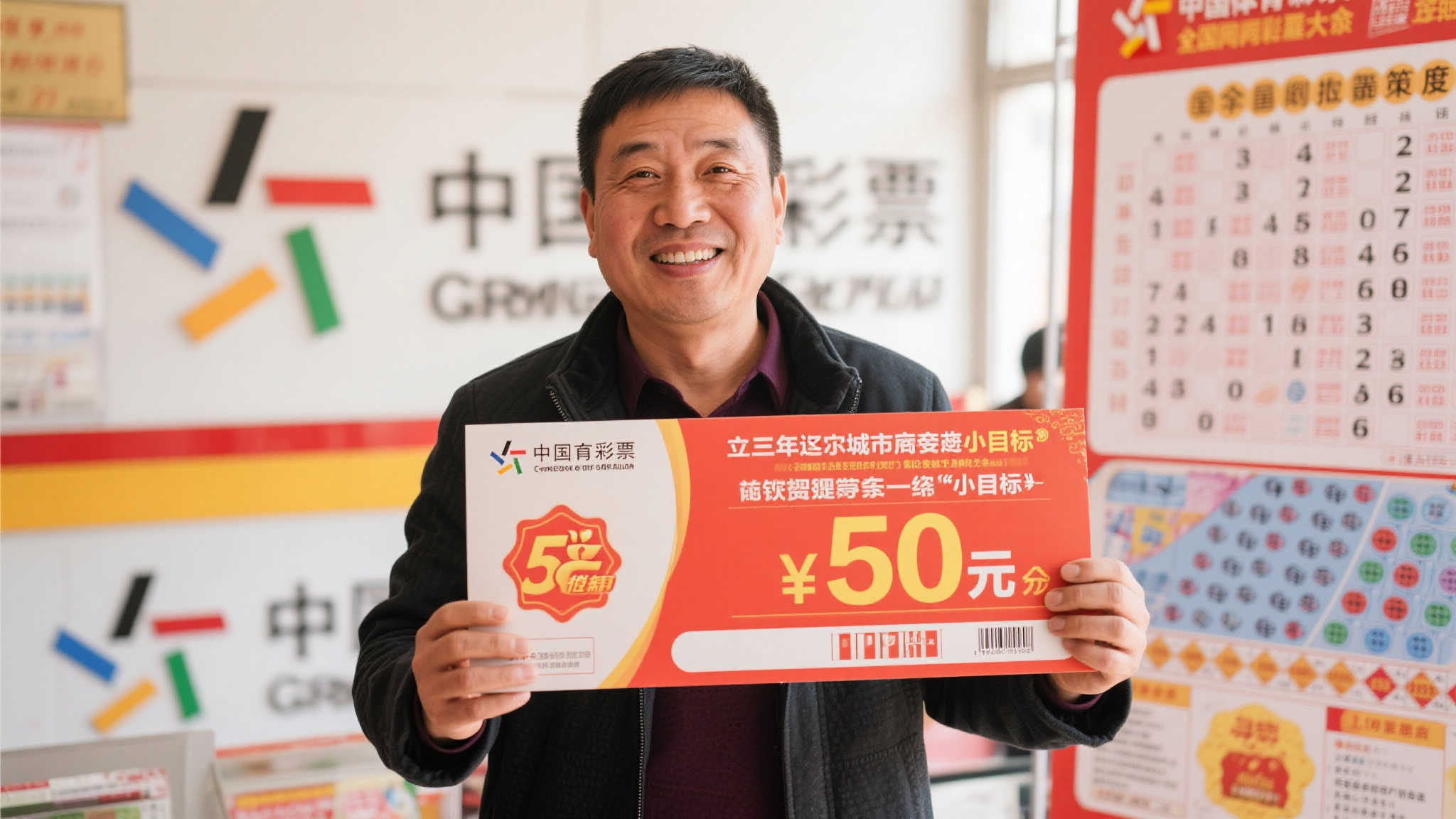 男子坚持十年每日投注 终以10倍投擒获体彩排列五百万大奖