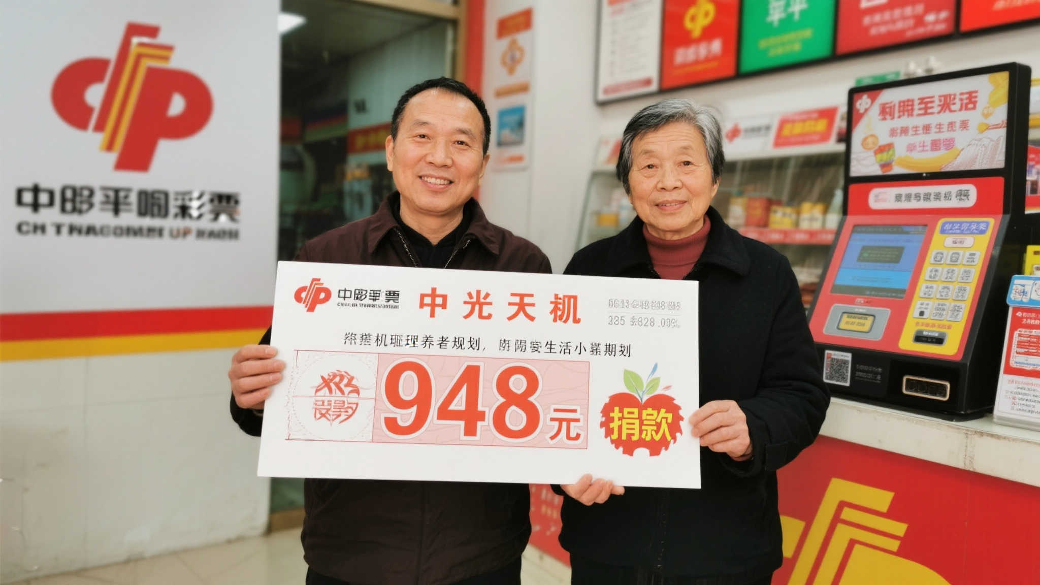 彩民2元机选喜中大乐透948万，捐5万后计划养老